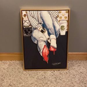 Red bottom heels canvas!